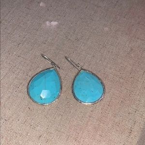 Ippolita rock candy Turquoise large drop earrings
